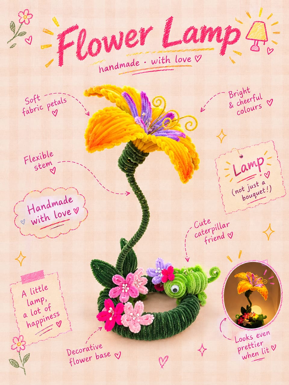 Tangled Flower Lamp